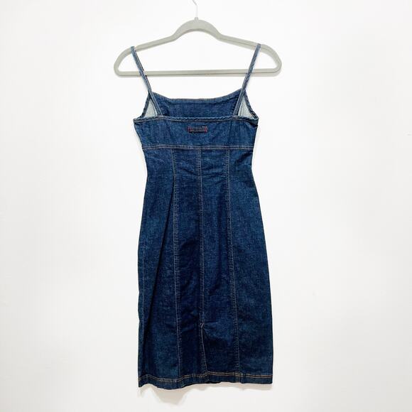 Vintage 90s Guess denim minidress Size Small - Picture 2 of 7